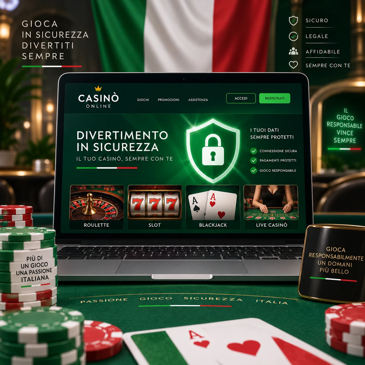 Casin Online Sicuri In Italia Nel 2026 Guida Completa Alla Scelta Della Piattaforma Giusta